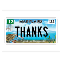 Load image into Gallery viewer, Thanks Bay Plate Greeting Cards