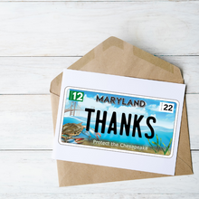 Load image into Gallery viewer, Thanks Bay Plate Greeting Cards