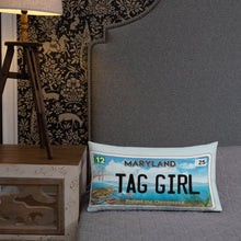 Load image into Gallery viewer, Tag Girl Premium Pillow