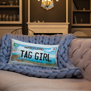 Tag Girl Premium Pillow