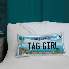 Load image into Gallery viewer, Tag Girl Premium Pillow