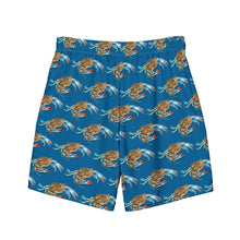Load image into Gallery viewer, Chesapeake Blue Crab Recycled Swim Shorts