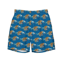 Load image into Gallery viewer, Chesapeake Blue Crab Recycled Swim Shorts