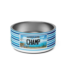 Load image into Gallery viewer, CHAMP&#39;s Chesapeake Bay Pet Bowl