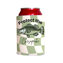 Load image into Gallery viewer, Protect the Chesapeake - Bass Beverage Cozie