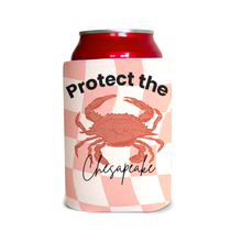 Load image into Gallery viewer, Protect the Chesapeake - Crab Beverage Cozie