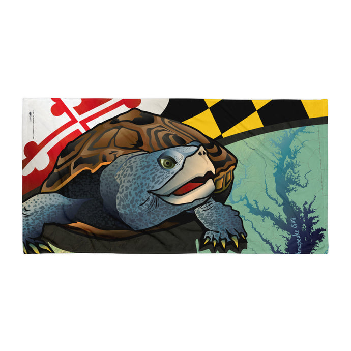 Citizen Pride Artist Collaboration LIMITED EDITION Terrapin Towel