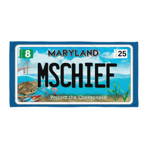 MSCHIEF Bay Plate Beach Towel