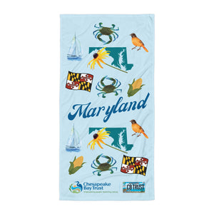 Maryland is Beautiful Beach Towel