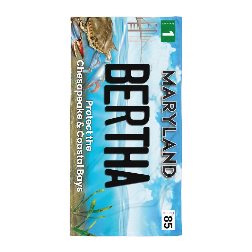 BERTHA - Bay Plate Beach Towel