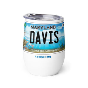 DAVIS Bay Plate Beverage Tumbler