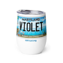 Load image into Gallery viewer, VIOLET Bay Plate Beverage Tumbler