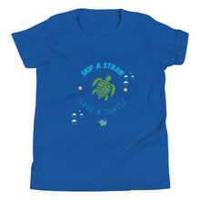 Load image into Gallery viewer, Save a Turtle Youth Short Sleeve T-Shirt
