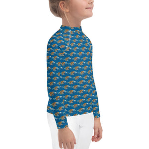 Crabby Kids Swim Shirt -Deep Blue (2T-7)