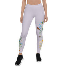 Load image into Gallery viewer, Pollinator Leggings (Lavender)