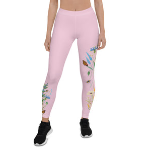 Pollinator Leggings (Pink)