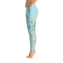 Load image into Gallery viewer, Pollinator Leggings (Robin&#39;s egg)