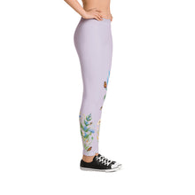 Load image into Gallery viewer, Pollinator Leggings (Lavender)