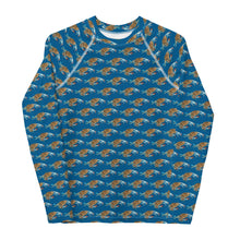 Load image into Gallery viewer, Crabby Kids Swim Shirt -Deep Blue (sizes 8-20)