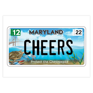 Cheers Bay Plate Greeting Cards